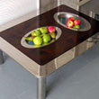 RECESSED CENTRE BOWL TABLE