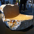  Самая длительная работа была при изготовлении кресла, потому как кроме непосредственной обработки, камню еще нужно было придать форму кресла